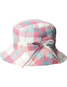 Palarie de Soare, Banz, cu Fundă, Protectie UPF50+, White Check