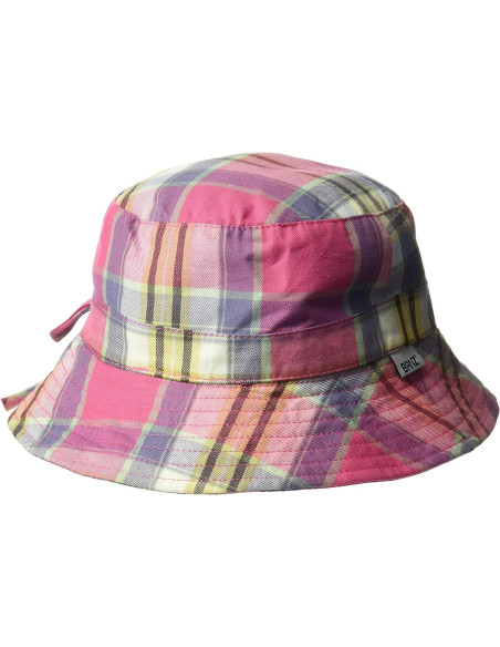 Palarie de Soare, Banz, cu Fundă, Protectie UPF50+, Pink Check