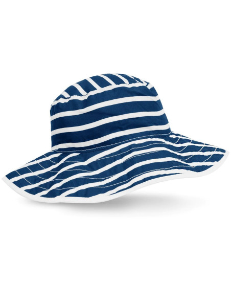 Banz, Palarie de Soare UPF50+, Reversibila, 0-2 ani, Blue Stripe