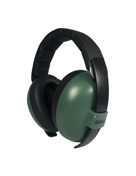 Casti Antifoane Copii, Banz Bubzee, 3 - 36 Luni - Dark Green