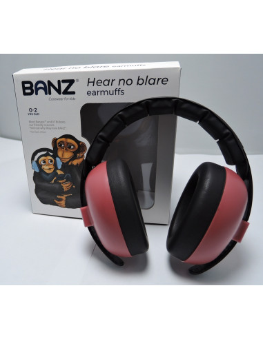 Casti Antifoane Copii Mini, Banz Bubzee, 3 - 36 Luni - Maroon