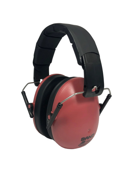 Casti Antifoane, Protectie Auz, Copii 3-10 ani, Banz Kidz - Maroon