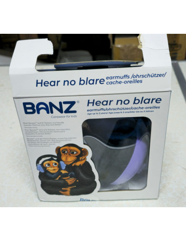 Casti Protectie Copii 3+ Baby Banz - Mov