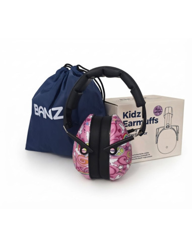 Casti cu antifoane pentru copii de la 3 ani, Banz Kidz, Peace