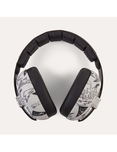 Casti Antifoane + Ochelari, Combo Pack, Baby Banz, 3 ~ 24 luni - Grafiti