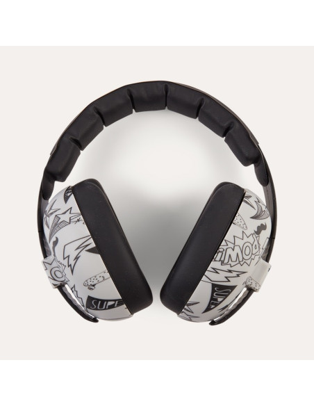 Casti Antifoane + Ochelari, Combo Pack, Baby Banz, 3 ~ 24 luni - Grafiti