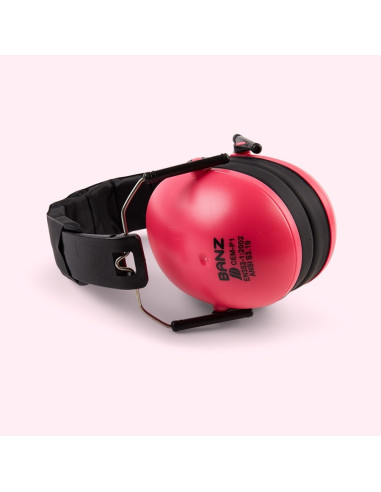 Casti Antifoane, Protectie Auz, Copii 2~10 ani, Banz Kidz - Petal Pink