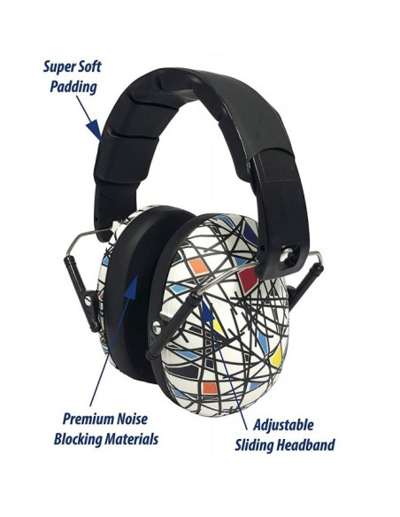 Casti Antifoane, Protectie Auz, Copii 2~10 ani, Banz Kidz - Squigles