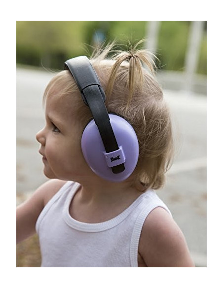 Banz Bubzee Casti Protectie Auz Copii 3 luni - 2 ani - Mov