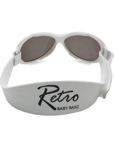 Ochelari Soare Bebe 0 - 2 ani Retro Oval White (alb) 2