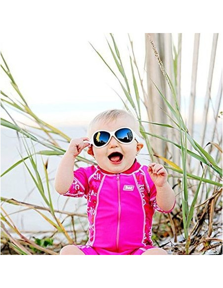 Ochelari Soare Bebe 2 - 5 ani Retro Oval Pink Diva