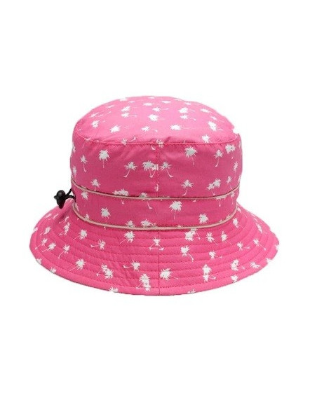 Banz Palarie Protectie la Soare UPF50+ Magenta Palm Tree